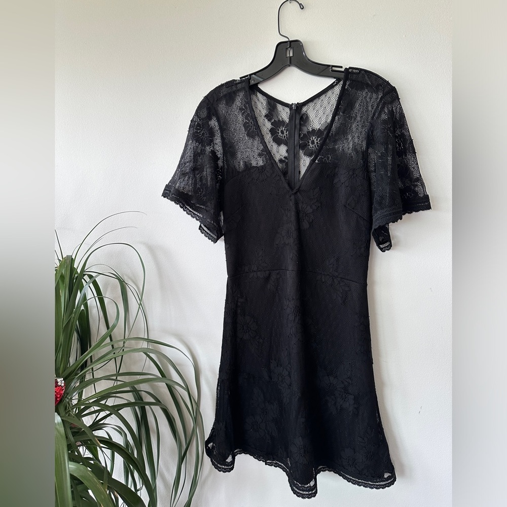 Black cocktail dress